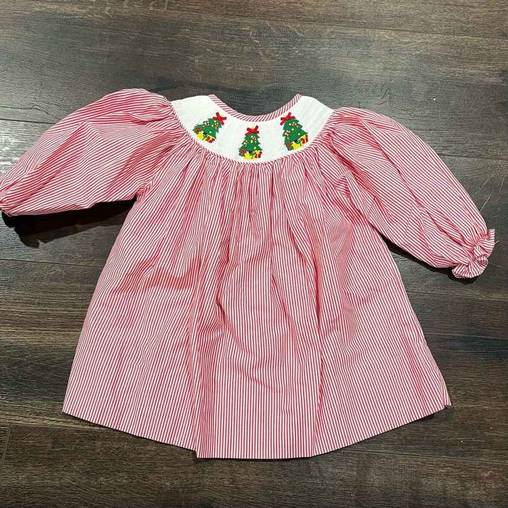 Cecil & Lou 18M Smocked Christmas Dress